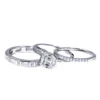 Additional product photograph showing the ring design, setting and band.