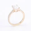 Additional product photograph showing the ring design, setting and band.