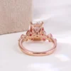 Additional product photograph showing the ring design, setting and band.