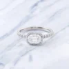 Additional product photograph showing the ring design, setting and band.