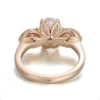 Additional product photograph showing the ring design, setting and band.