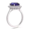 Additional product photograph showing the ring design, setting and band.