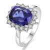 Additional product photograph showing the ring design, setting and band.