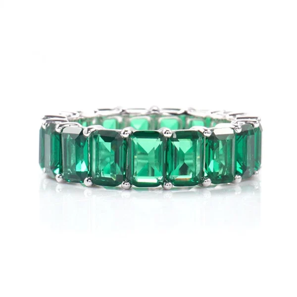 Additional product photograph showing the ring design, setting and band.