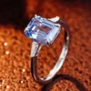 Additional product photograph showing the ring design, setting and band.