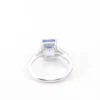 Additional product photograph showing the ring design, setting and band.