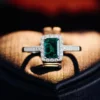 Additional product photograph showing the ring design, setting and band.