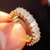 Additional product photograph showing the ring design, setting and band.
