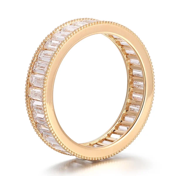 Additional product photograph showing the ring design, setting and band.