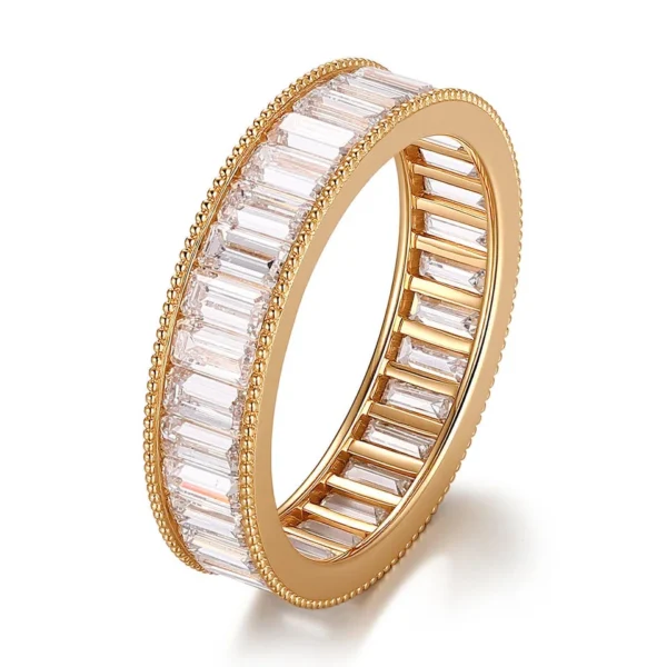 Additional product photograph showing the ring design, setting and band.