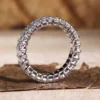 Additional product photograph showing the ring design, setting and band.