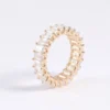 Additional product photograph showing the ring design, setting and band.