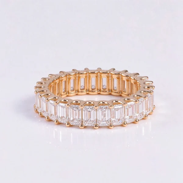 Additional product photograph showing the ring design, setting and band.
