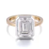 Emerald Lab-Grown Diamond Ring shown in the product photograph.