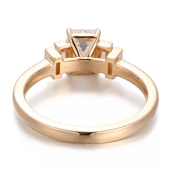 Additional product photograph showing the ring design, setting and band.