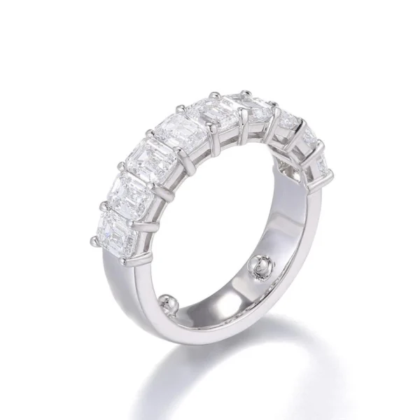 Additional product photograph showing the ring design, setting and band.