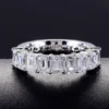 Emerald Lab-Grown Diamond Ring in 14K Solid Gold shown in the product photograph.