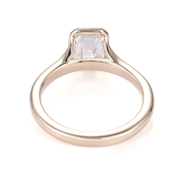 Additional product photograph showing the ring design, setting and band.