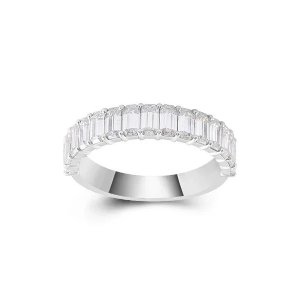 Additional product photograph showing the ring design, setting and band.