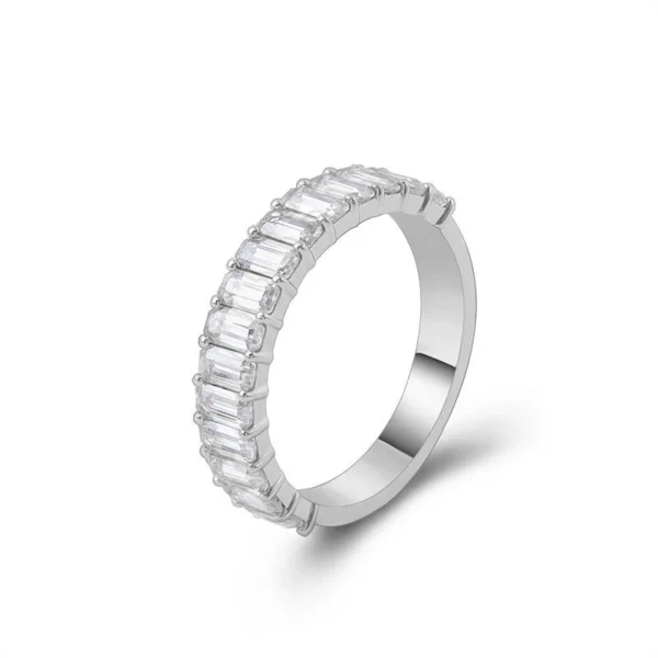 Additional product photograph showing the ring design, setting and band.