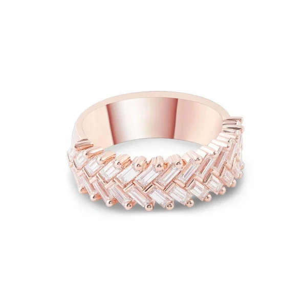 Additional product photograph showing the ring design, setting and band.
