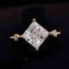 Additional product photograph showing the ring design, setting and band.