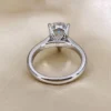 Additional product photograph showing the ring design, setting and band.