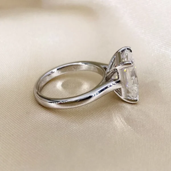 Additional product photograph showing the ring design, setting and band.