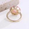 Additional product photograph showing the ring design, setting and band.