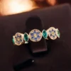 Additional product photograph showing the ring design, setting and band.