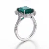 Additional product photograph showing the ring design, setting and band.