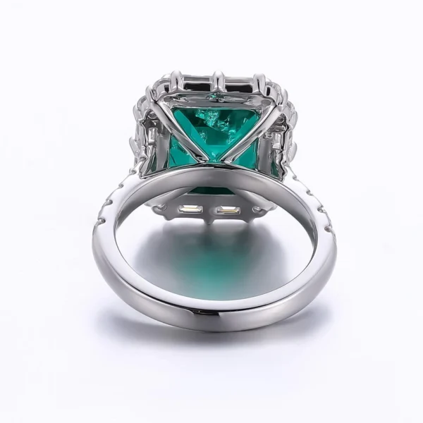 Additional product photograph showing the ring design, setting and band.