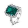 Additional product photograph showing the ring design, setting and band.
