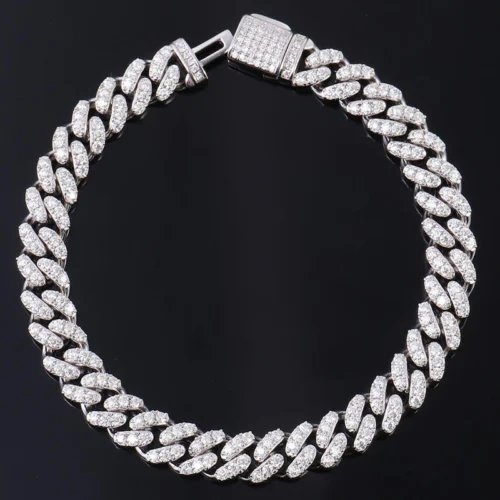 Clear Accent Cuban Link Necklace — main product view