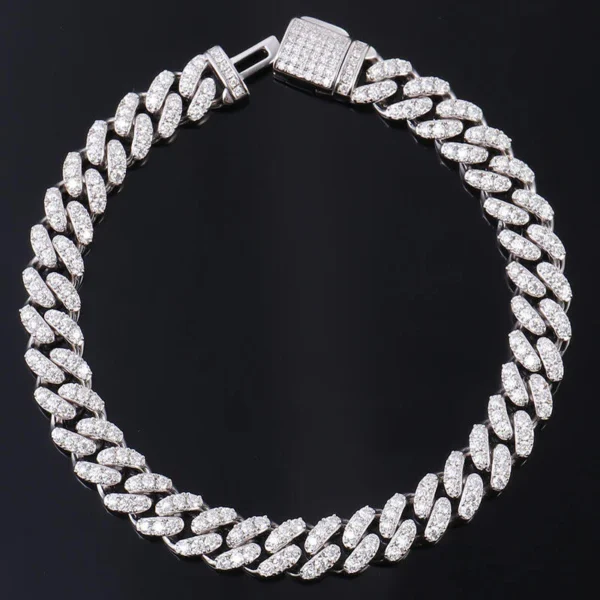 Clear Accent Cuban Link Necklace — main product view