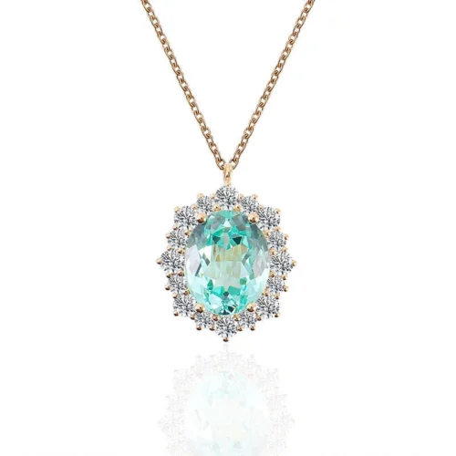 ggjwl-light-blue-oval-halo-necklace-nc0013-main Light Blue Oval Halo Necklace — main product view