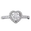 Additional product photograph showing the ring design, setting and band.