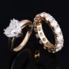 Additional product photograph showing the ring design, setting and band.