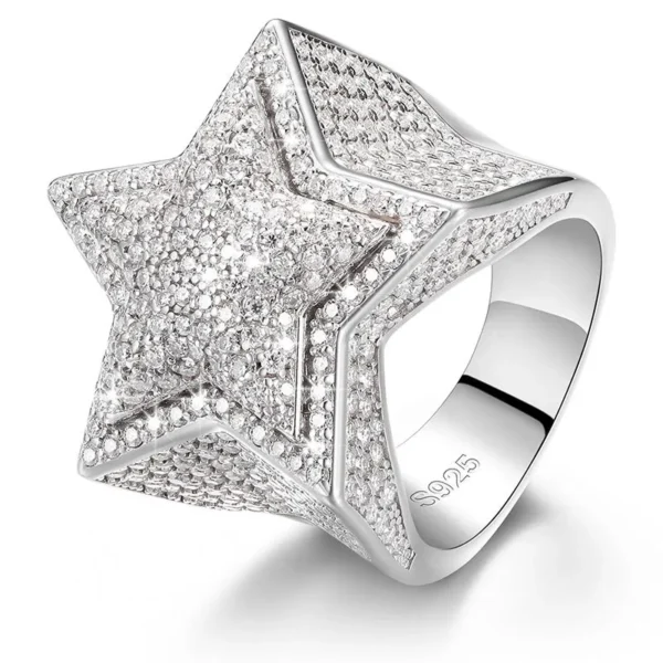 Additional product photograph showing the ring design, setting and band.