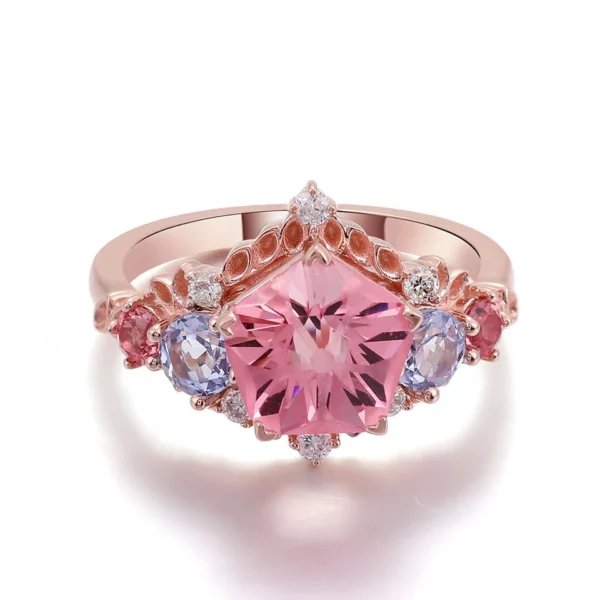 Lab-Grown Alexandrite Ring shown in the product photograph.