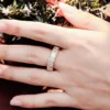 Additional product photograph showing the ring design, setting and band.
