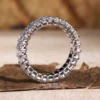 Additional product photograph showing the ring design, setting and band.