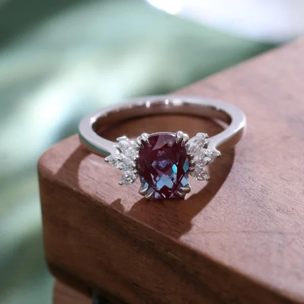 Lab-Grown Diamond Ring shown in the product photograph.
