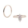 Additional product photograph showing the ring design, setting and band.