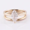 Lab-Grown Diamond Ring in 10K Gold shown in the product photograph.