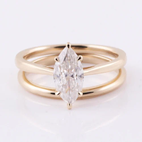 Lab-Grown Diamond Ring in 10K Gold - Product View Lab-Grown Diamond Ring in 10K Gold shown in the product photograph.