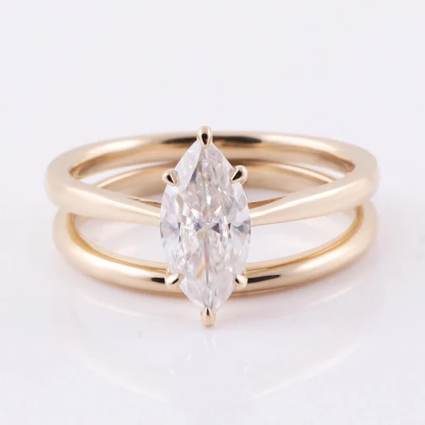 Lab-Grown Diamond Ring in 10K Gold shown in the product photograph.