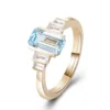 Additional product photograph showing the ring design, setting and band.