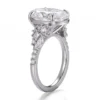 Additional product photograph showing the ring design, setting and band.