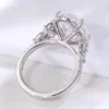 Additional product photograph showing the ring design, setting and band.